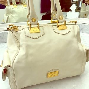 Cream/White Leather Marc Jacobs Bag